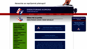 What Ekcr.cz website looked like in 2023 (1 year ago)