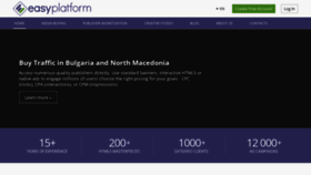 What Easyplatform.com website looked like in 2023 (1 year ago)