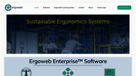 What Ergoweb.com website looked like in 2023 (1 year ago)