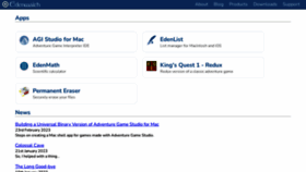 What Edenwaith.com website looked like in 2023 (2 years ago)