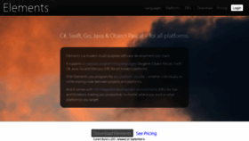 What Elementscompiler.com website looked like in 2023 (3 years ago)