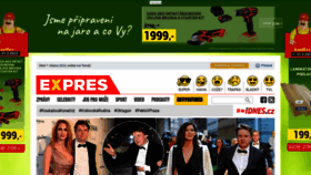 What Expres.cz website looked like in 2023 (1 year ago)