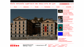 What Ensba-lyon.fr website looked like in 2023 (1 year ago)
