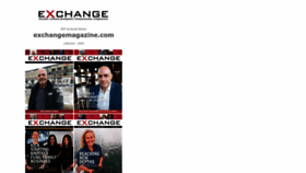 What Exchangemagazine.com website looked like in 2023 (1 year ago)