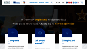 What Erasmusplus.org.pl website looked like in 2023 (1 year ago)