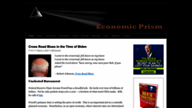 What Economicprism.com website looked like in 2023 (2 years ago)