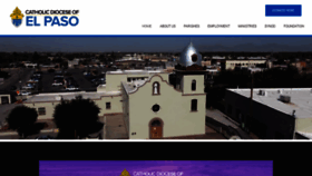 What Elpasodiocese.org website looked like in 2023 (1 year ago)