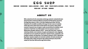 What Eggshopnyc.com website looked like in 2023 (1 year ago)