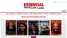 What Essentialsurrey.co.uk website looked like in 2023 (1 year ago)