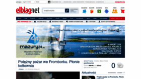 What Elblag.net website looked like in 2023 (1 year ago)