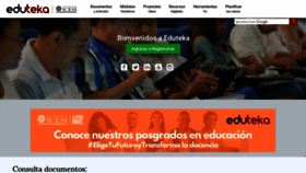 What Eduteka.org website looked like in 2023 (2 years ago)