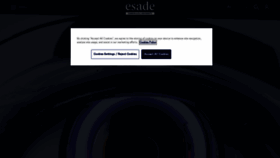 What Esade.es website looked like in 2023 (2 years ago)