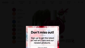 What Essie.ca website looked like in 2023 (1 year ago)