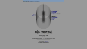 What Ele-mental.org website looked like in 2023 (1 year ago)