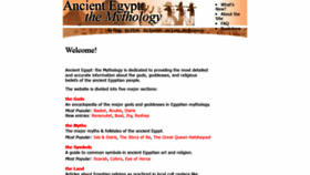 What Egyptianmyths.net website looked like in 2023 (2 years ago)