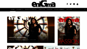 What Enigma-mag.com website looked like in 2023 (1 year ago)