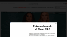 What Elenamiro.com website looked like in 2023 (1 year ago)