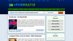 What Epubgratis.org website looked like in 2023 (1 year ago)