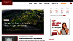 What Ehutnik.cz website looked like in 2023 (1 year ago)