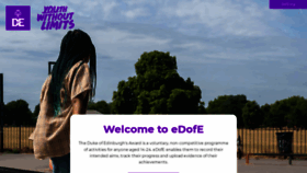 What Edofe.org website looked like in 2023 (1 year ago)