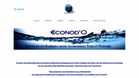 What Econodo.fr website looked like in 2023 (1 year ago)