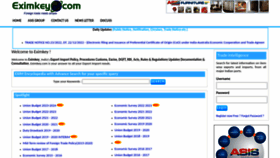 What Eximkey.com website looked like in 2023 (1 year ago)