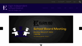 What Elginisd.net website looked like in 2023 (1 year ago)