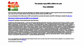 What Erfl.com website looked like in 2023 (1 year ago)