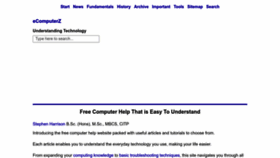 What Ecomputerz.com website looked like in 2023 (1 year ago)