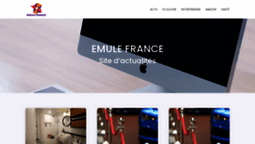 What Emule-france.com website looked like in 2023 (1 year ago)