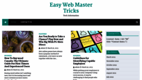 What Easywebmastertricks.com website looked like in 2023 (2 years ago)