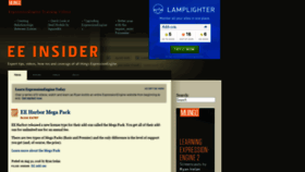 What Eeinsider.com website looked like in 2023 (1 year ago)