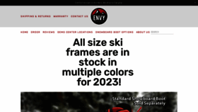 What Envysnowsports.com website looked like in 2023 (1 year ago)