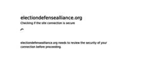 What Electiondefensealliance.org website looked like in 2023 (1 year ago)