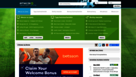 What Emecze.pl website looked like in 2023 (2 years ago)