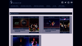 What Eurovision-fr.net website looked like in 2023 (1 year ago)