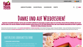 What Eatarainbow.de website looked like in 2023 (1 year ago)
