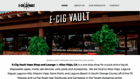What Ecigvault.com website looked like in 2023 (1 year ago)