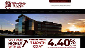 What Elkhornvalleybank.com website looked like in 2023 (1 year ago)