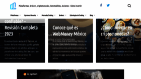 What Economiayfinanzas.com.mx website looked like in 2023 (1 year ago)