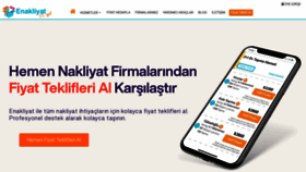 What Enakliyat.com.tr website looked like in 2023 (1 year ago)