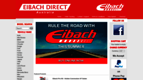 What Eibachdirect.com website looked like in 2023 (1 year ago)