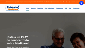 What Enteratemedicare.com website looked like in 2023 (1 year ago)