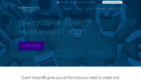 What Event-wizard.com website looked like in 2023 (1 year ago)