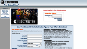 What Eedistribution.com website looked like in 2023 (1 year ago)