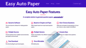 What Easyautopaper.com website looked like in 2023 (This year)