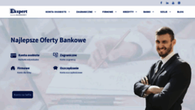 What Ekspert-bankowy.pl website looked like in 2023 (1 year ago)