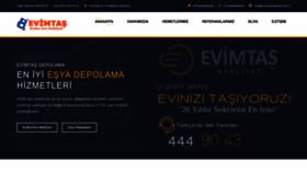 What Evimtasnakliyat.com.tr website looked like in 2023 (1 year ago)