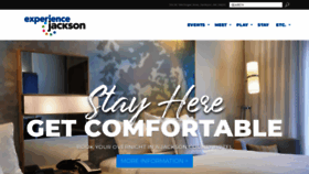 What Experiencejackson.com website looked like in 2023 (This year)