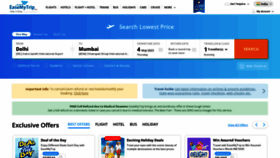 What Easemytrip.com website looked like in 2023 (1 year ago)